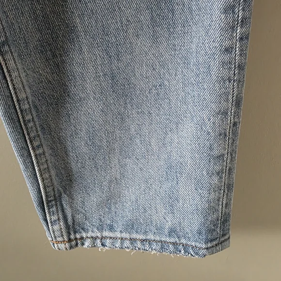 Denim Forum 28 Indie Sleeze Slouchy 90s Organic Button Fly BF High Rise Jeans - Picture 8 of 16